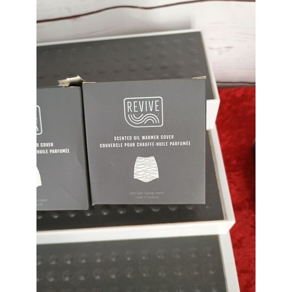 Revive Scented Oil Warmer Cover In Silver Glaze - Picture 5 of 10